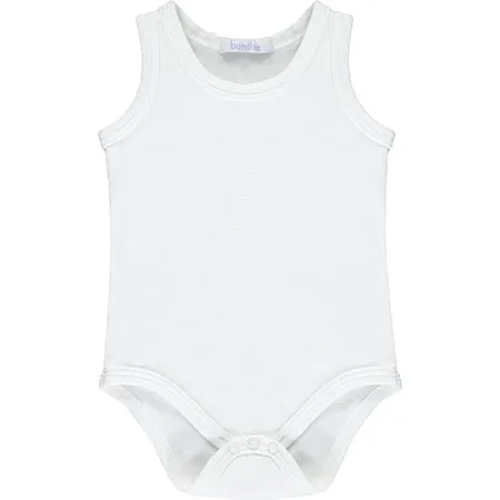 White Sleeveless Bodysuit