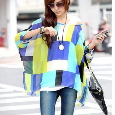 Women Blouses Fashion Womens Casual Chiffon Blouse Style 4XL 5XL 6XL Plus Size Women Chiffon Shirts Tops