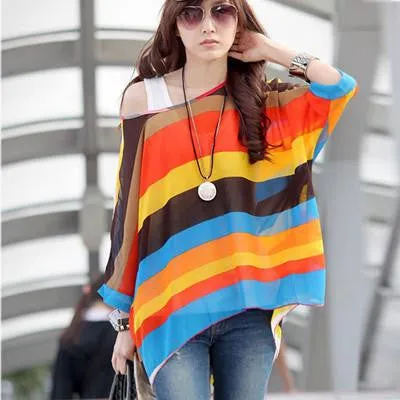 Women Blouses Fashion Womens Casual Chiffon Blouse Style 4XL 5XL 6XL Plus Size Women Chiffon Shirts Tops