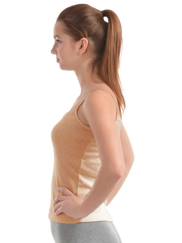Women Skin Solid Thermal Tank Top-L/SPAGATHI-Skin