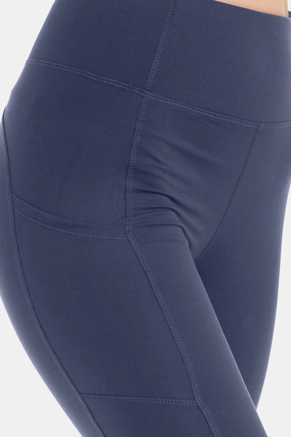 Women's Leggings Depot High Waist Wide Waistband Leggings