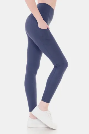 Women's Leggings Depot High Waist Wide Waistband Leggings