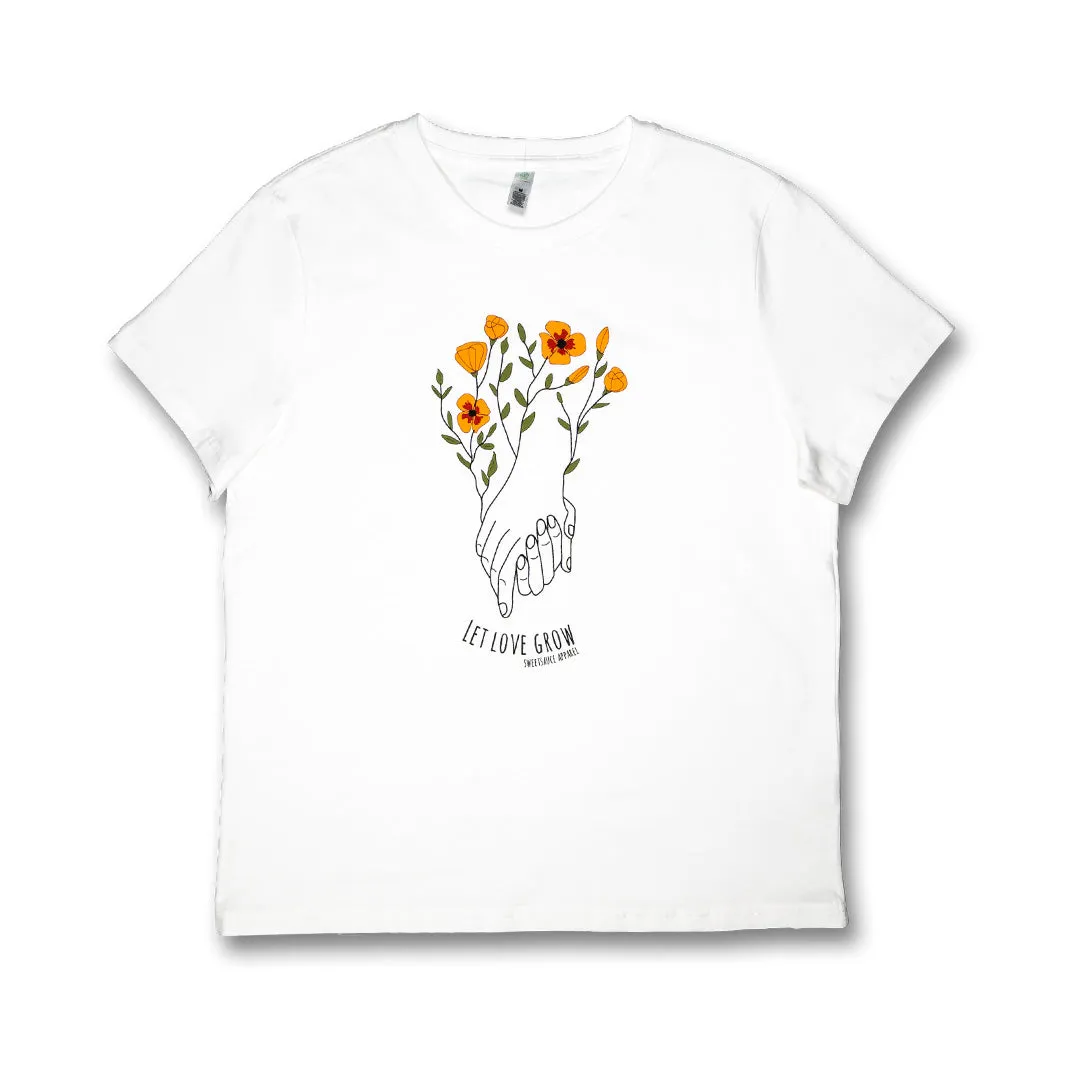 Women's Let Love Grow Organic Tee