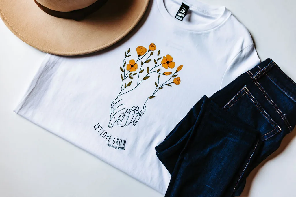 Women's Let Love Grow Organic Tee