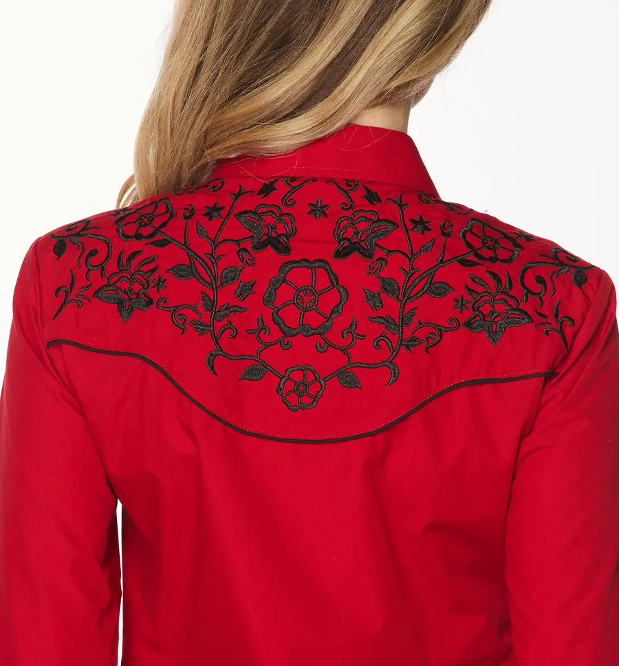 Women’s Western Embroidered Shirts -LS500-508