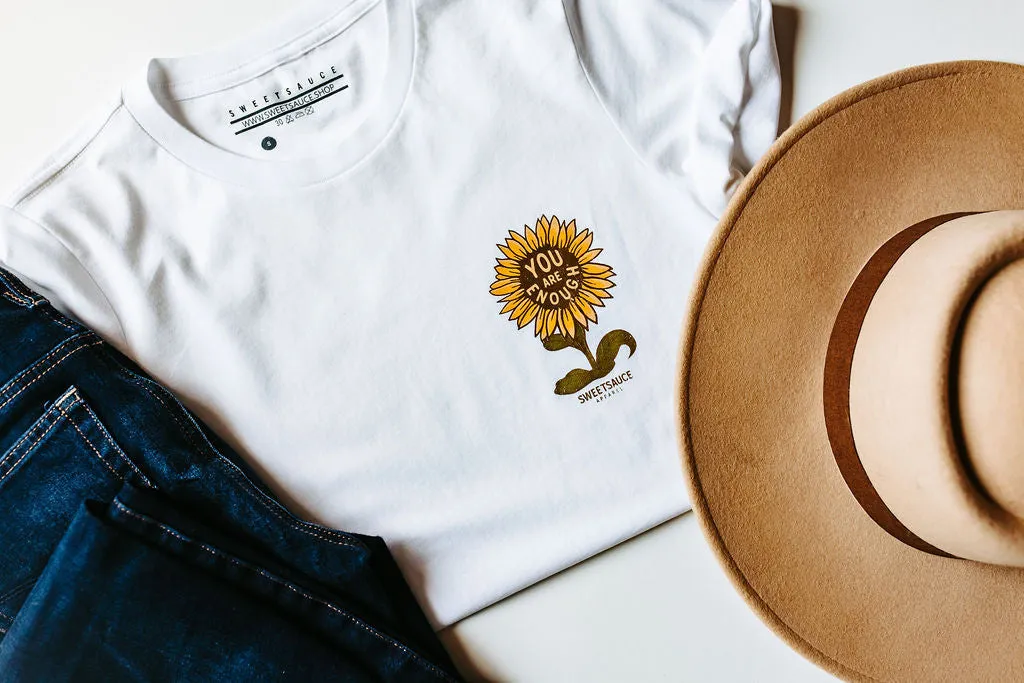 Women's You Are Enough Sunflower