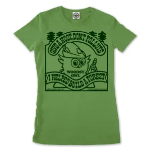 Woodsy Owl "I Helped Build A Forest" Women's Tee