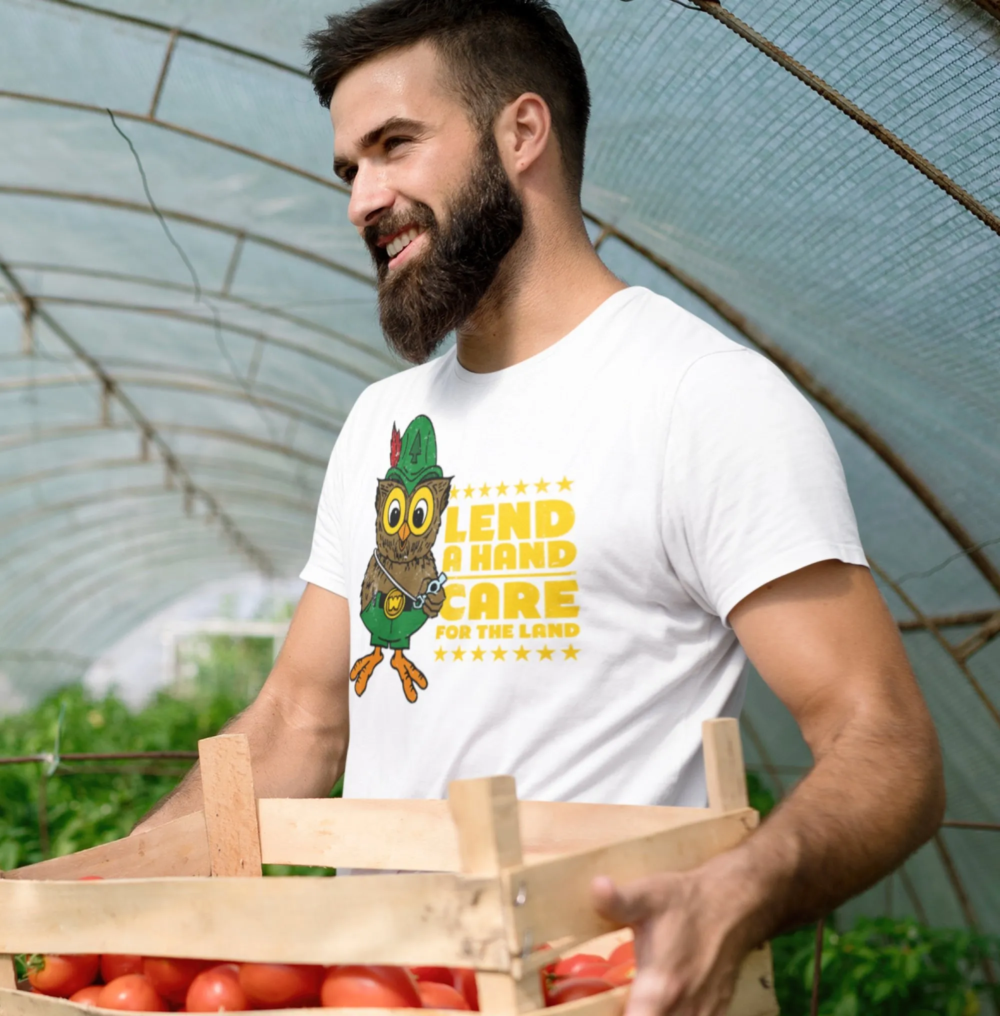 Woodsy Owl "Lend A Hand" Men's Tee