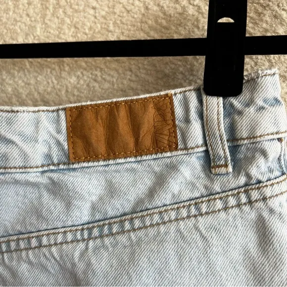 Zara Women’s‎ Light Wash Denim Jean Shorts 100% Cotton Size 10