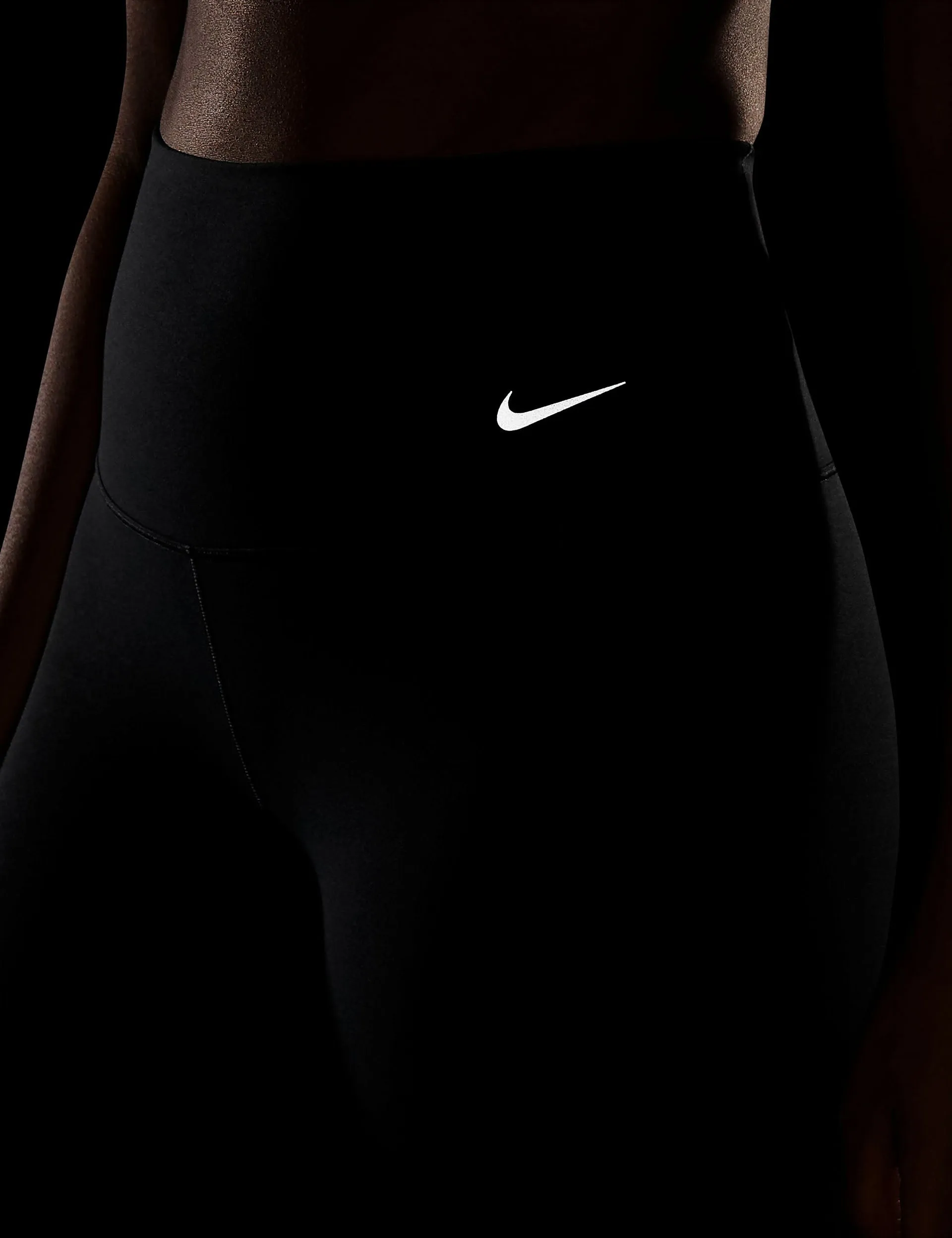 Zenvy High Waisted 7/8 Leggings - Black