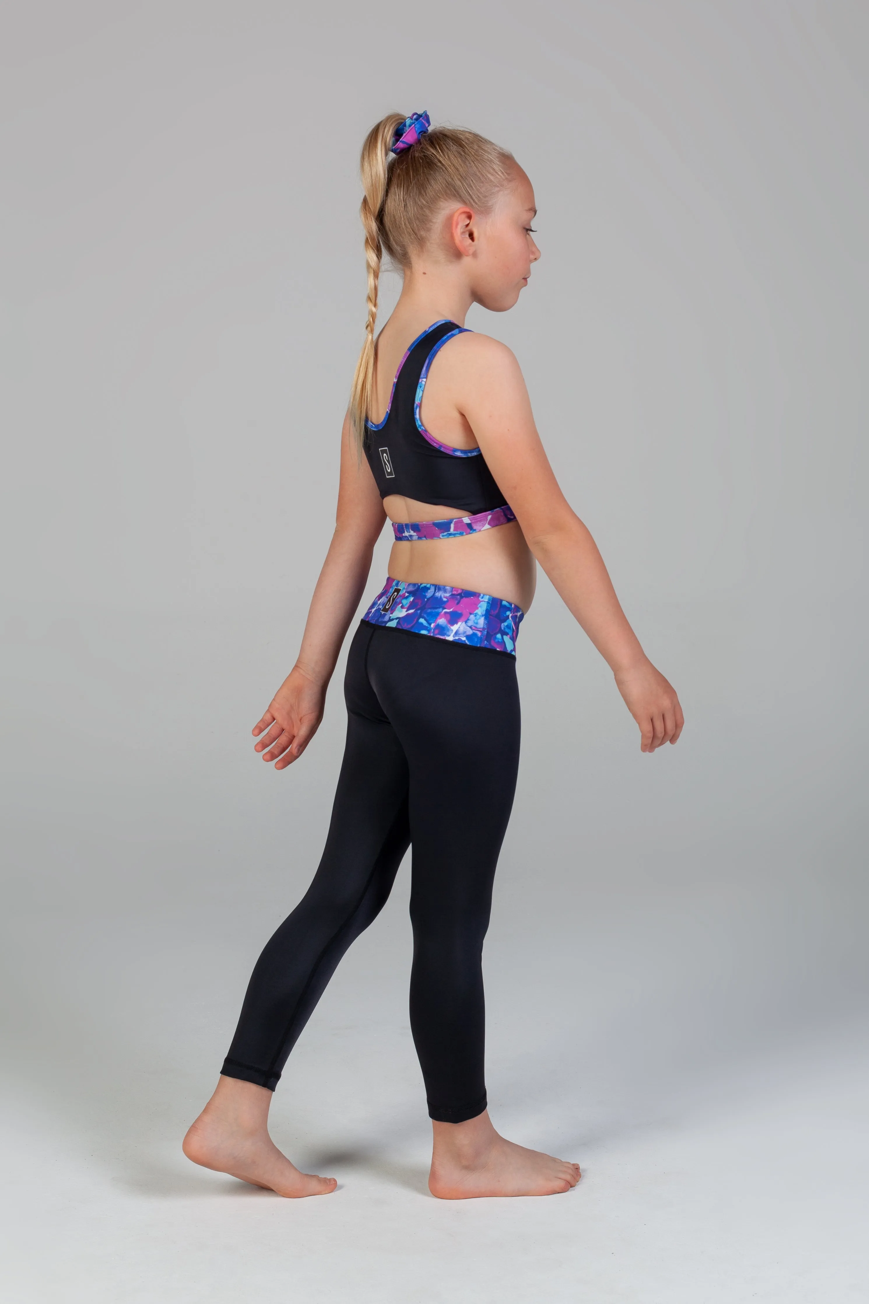 Zoe 7/8 Legging - Coral Coast & Black